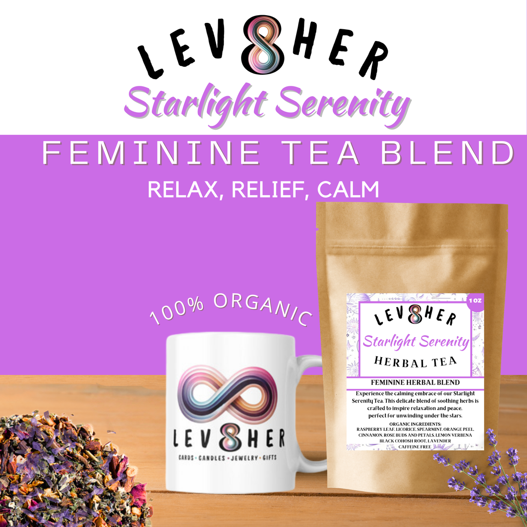 Starlight Serenity Herbal Tea – Feminine Support Blend for Relaxation & Balance