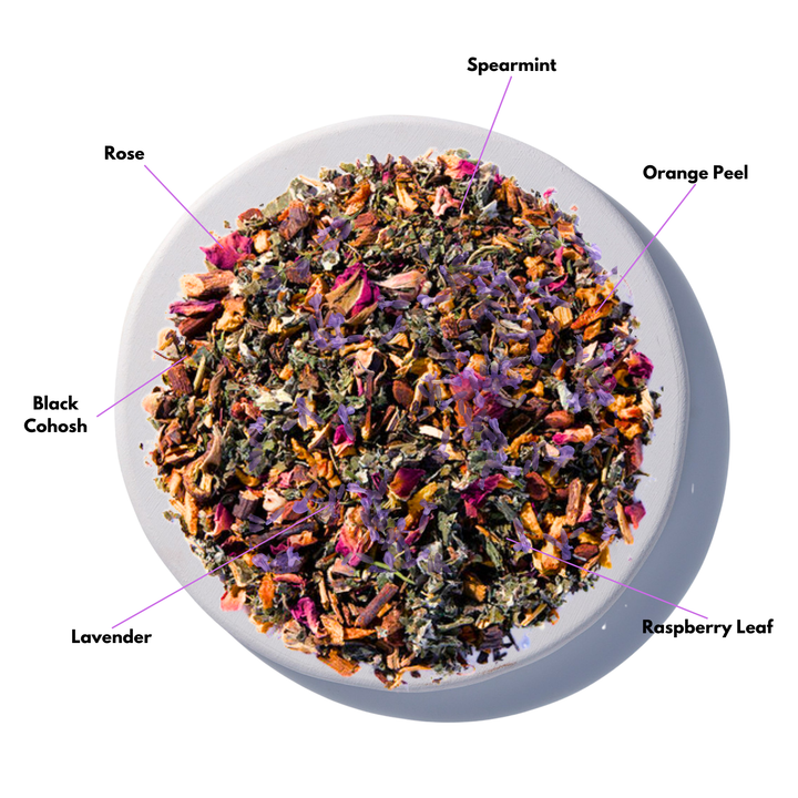 Starlight Serenity Herbal Tea – Feminine Support Blend for Relaxation & Balance