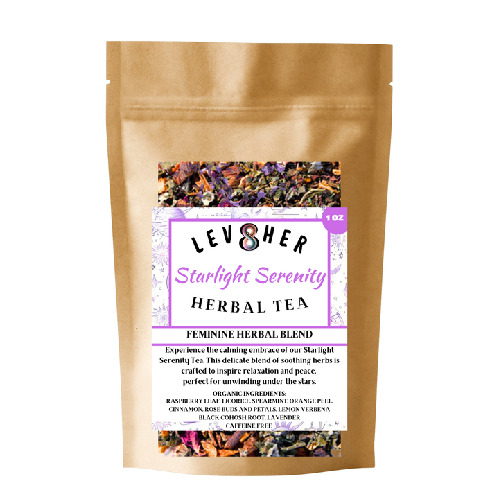 Starlight Serenity Herbal Tea – Feminine Support Blend for Relaxation & Balance