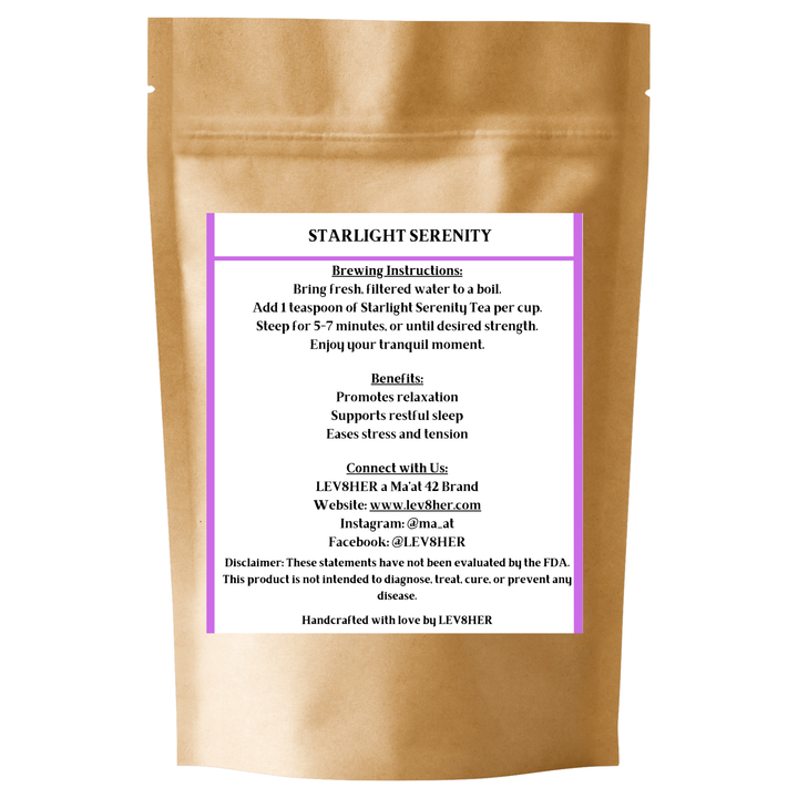 Starlight Serenity Herbal Tea – Feminine Support Blend for Relaxation & Balance