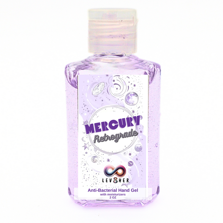 Mercury Retrograde Hand Sanitizer – LEV8HER Collection | Antibacterial, Moisturizing, Intention-Infused