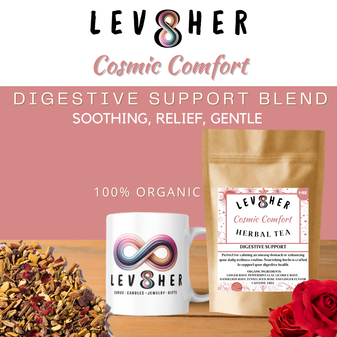 Cosmic Comfort – Organic Digestive Support Tea for Self-Care