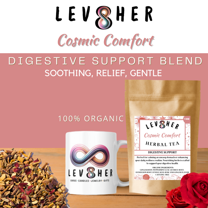 Cosmic Comfort – Organic Digestive Support Tea for Self-Care