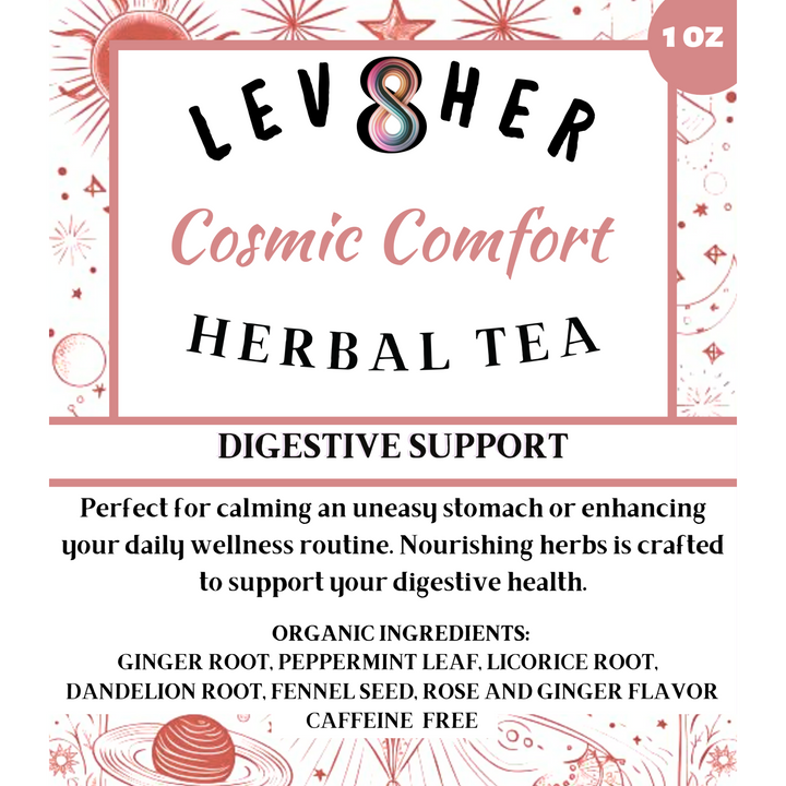 Cosmic Comfort – Organic Digestive Support Tea for Self-Care