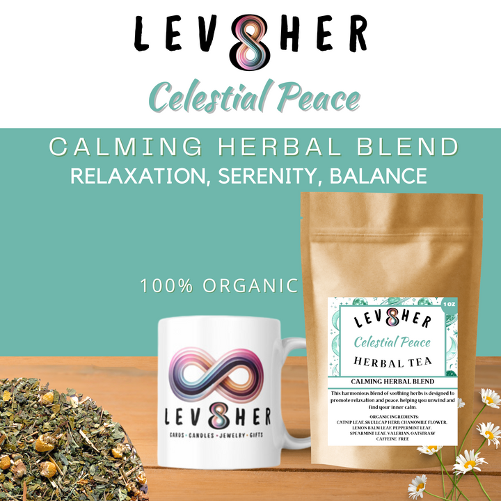 Celestial Peace – Caffeine-Free Herbal Tea for Sleep & Relaxation