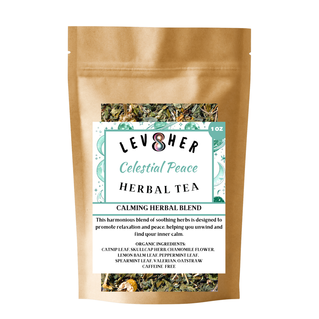 Celestial Peace – Caffeine-Free Herbal Tea for Sleep & Relaxation
