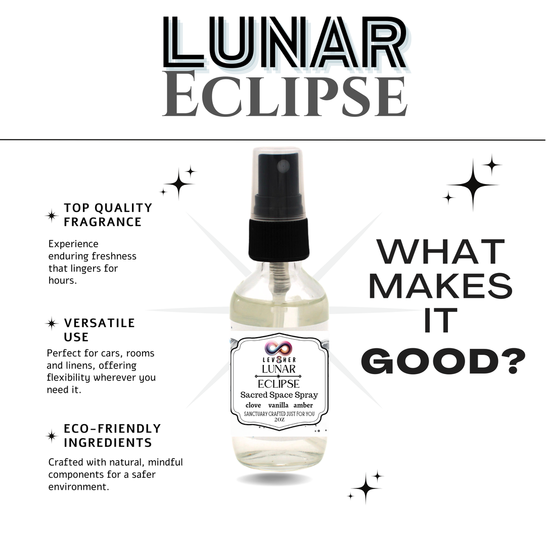 Lunar Eclipse Aromatherapy Room Spray – Relax & Refresh | LEV8HER