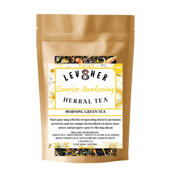 Sunrise Awakening Green Tea – Energizing Morning Blend | LEV8HER