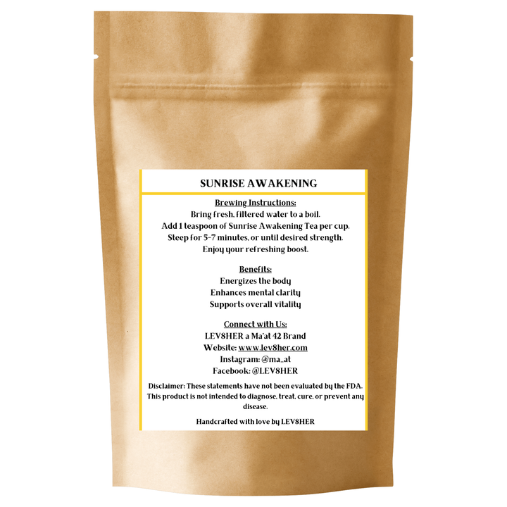 Sunrise Awakening Green Tea – Energizing Morning Blend | LEV8HER