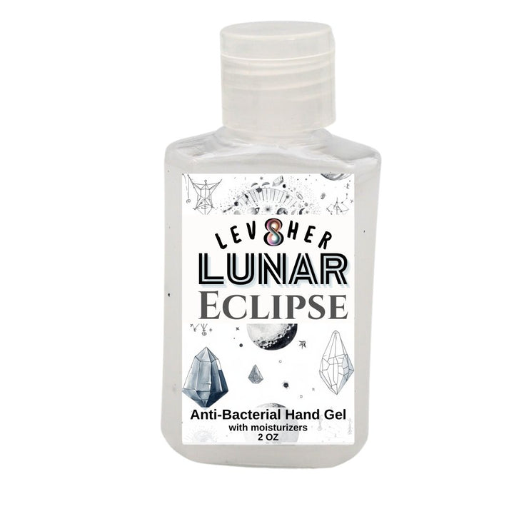 Lunar Eclipse Hand Sanitizer – Antibacterial Gel with Moisturizers, 2 oz| LEV8HER