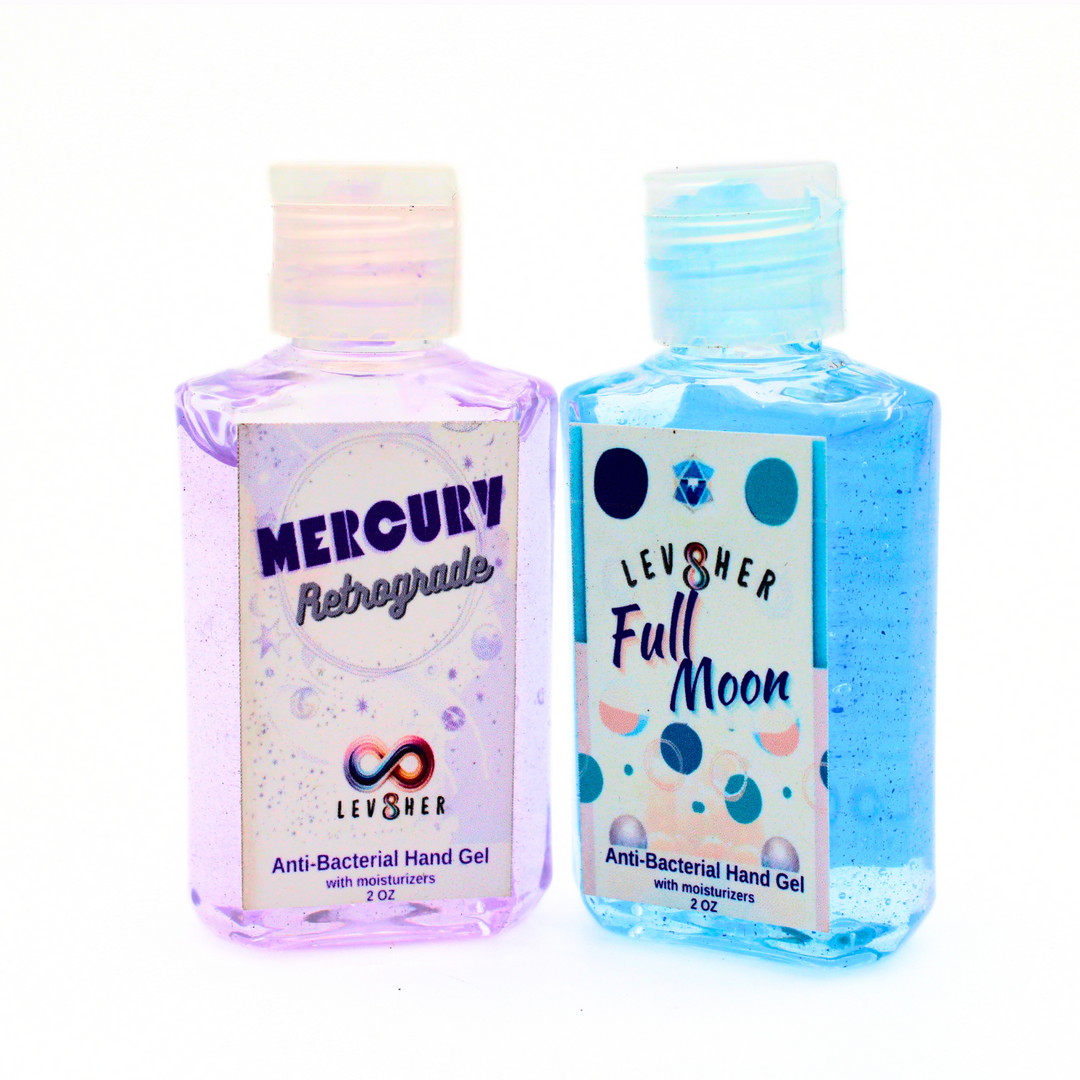 Mercury Retrograde Hand Sanitizer – LEV8HER Collection | Antibacterial, Moisturizing, Intention-Infused