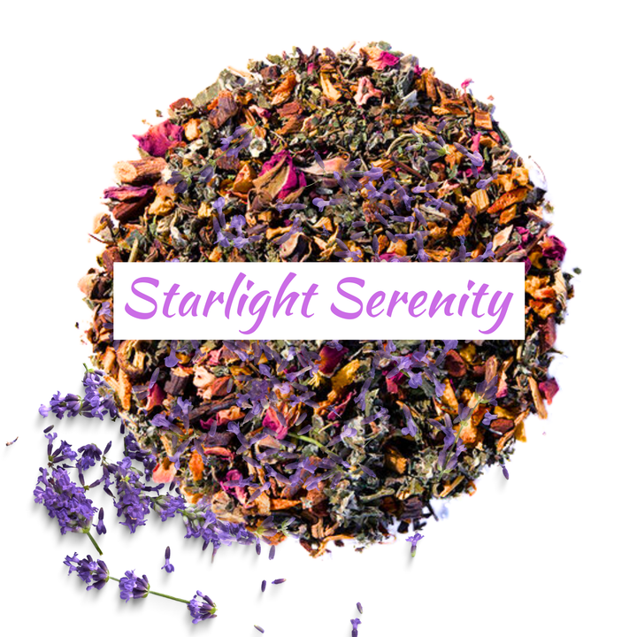 Starlight Serenity Herbal Tea – Feminine Support Blend for Relaxation & Balance